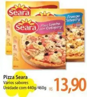 Atacadão Pizza Seara Vários sabores Unidade com 440g/460g oferta