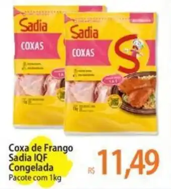 Atacadão Coxa de Frango Sadia IQF Congelada Pacote com 1kg oferta