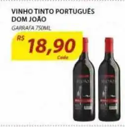 Vinho Tinto Português Dom João Garrafa 750ml