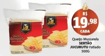 Queijo Mussarela SERTÃO JUCURUTU Fatiado 500G