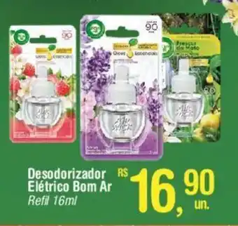 Desodorizador Elétrico Bom Ar Refil 16ml