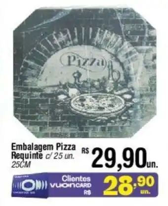 Fort Atacadista Embalagem Pizza Requinte c/ 25 un. 25CM oferta