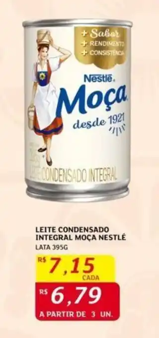Assaí Atacadista LEITE CONDENSADO INTEGRAL MOÇA NESTLÉ LATA 395G oferta