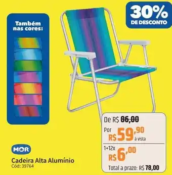 Deltasul MOR Cadeira Alta Alumínio Cód: 39764 oferta