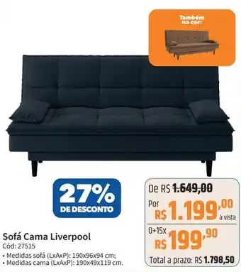Sofá Cama Liverpool