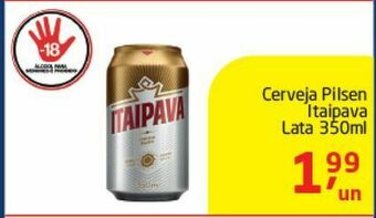 Tenda Atacado Cerveja pilsen itaipava lata 350ml oferta
