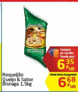 Tenda Atacado Requeijão queijo & sabor bisnaga 1.5kg oferta