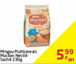Mingau multicereais mucilon nestlé 230g