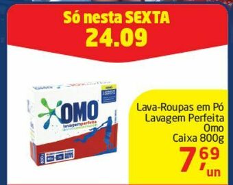 Tenda Atacado Lava-roupas em pó lavagem perfeita omo 800g oferta