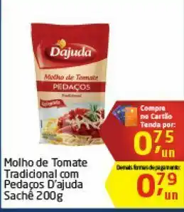 Tenda Atacado Molho de tomate tradicional com pedaços d'ajuda oferta