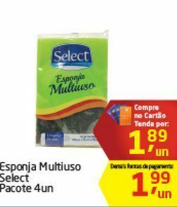 Tenda Atacado Esponja multiuso select 4 un oferta