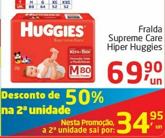 Tenda Atacado Fralda supreme care hiper huggies oferta
