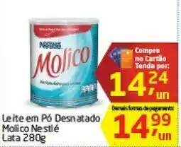 Tenda Atacado Leite em pó desnatado molico nestlé 280g oferta