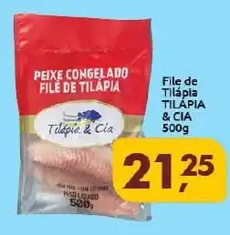 Supermercados Nori File de Tilápia TILÁPIA & CIA 500g oferta