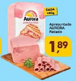 Supermercados Nori Apresuntado AURORA Fatiado oferta