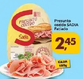 Supermercados Nori Presunto cozido SADIA Fatiado oferta