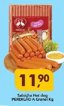Supermercados Nori Salsicha Hot dog PERDIGÃO A Granel Kg oferta