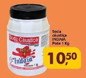 Soda cáustiça INDAIA Pote 1 Kg