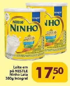 Supermercados Nori Leite em pó NESTLE Ninho Lata 380g Integral oferta