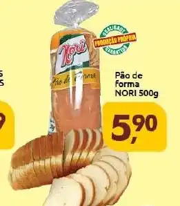 Supermercados Nori Pão de Forma NORI 500g oferta