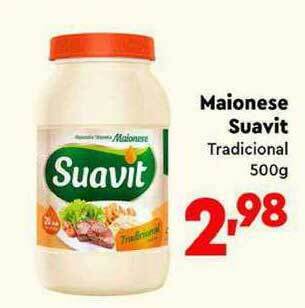 Supermercado Lavapés Maionese Suavit Tradicional 500g oferta