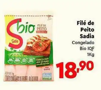Supermercado Lavapés Filé De Peito Sadia Congelado Bio Iqf 1kg oferta