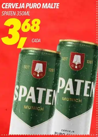 Frangolândia CERVEJA PURO MALTE SPATEN 350ML oferta