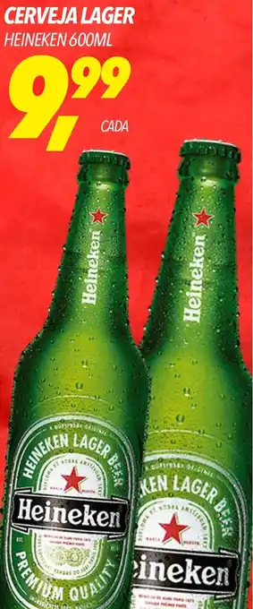 Frangolândia CERVEJA LAGER HEINEKEN 600ML oferta