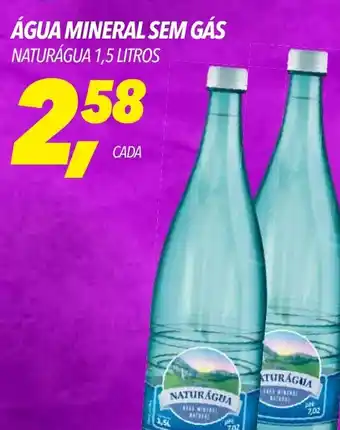 Frangolândia ÁGUA MINERAL SEM GÁS NATURÁGUA 1,5 LITROS oferta