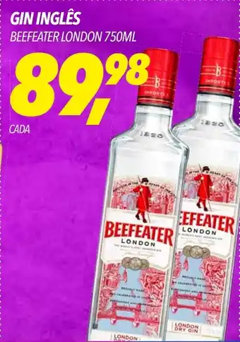 Frangolândia GIN INGLÊS BEEFEATER LONDON 750ML oferta
