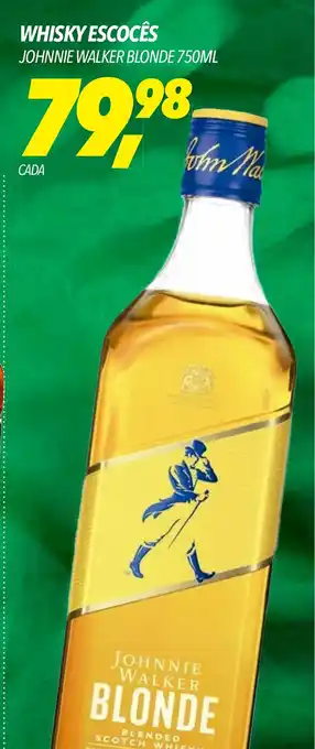 Frangolândia WHISKY ESCOCÊS JOHNNIE WALKER BLONDE 750ML oferta