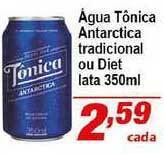 Ricoy Supermercados água Tônica Antarctica Tradicional Ou Diet 350ml oferta