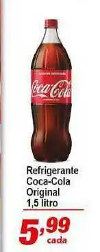 Ricoy Supermercados Refrigerante Coca-cola Original 1.5L oferta