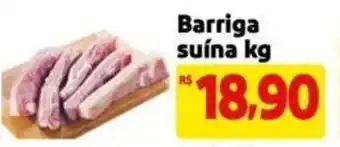 Extra Supermercado Barriga suína kg oferta