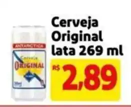 Extra Supermercado Cerveja Original lata 269 ml oferta