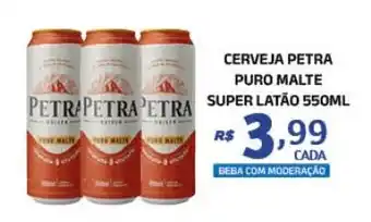 Bahamas Mix CERVEJA PETRA PURO MALTE SUPER LATÃO 550ML oferta