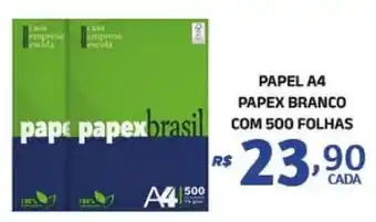 PAPEL A4 PAPEX BRANCO COM 500 FOLHAS