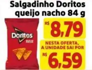 Extra Supermercado Salgadinho Doritos queijo nacho 84 g oferta
