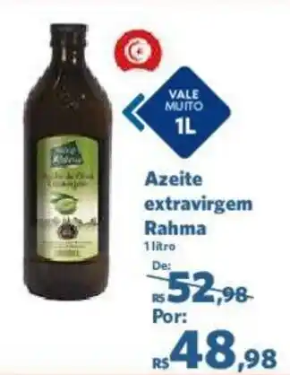 Sam's Club Azeite extravirgem Rahma 1 litro oferta