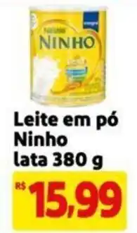 Extra Supermercado Leite em pó Ninho lata 380 g oferta