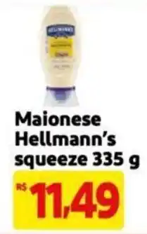 Extra Supermercado Maionese Hellmann's squeeze 335 g oferta