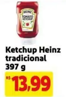 Extra Supermercado Ketchup Heinz tradicional 397 g oferta
