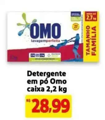 Detergente em pó Omo caixa 2,2 kg