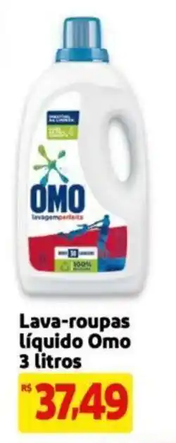 Extra Supermercado Lava-roupas líquido Omo 3 litros oferta