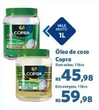 Sam's Club Óleo de coco Copra Sem sabor, 1 litro oferta