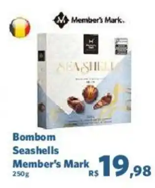 Sam's Club Bombom Seashells Member's Mark 250g oferta