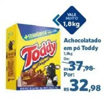 Sam's Club Achocolatado em pó Toddy 1,8kg oferta