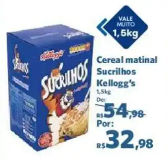 Sam's Club Cereal matinal Sucrilhos Kellogg's 1,5kg oferta