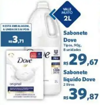 Sam's Club Sabonete Dove Tipos, 90g. 8 unidades oferta