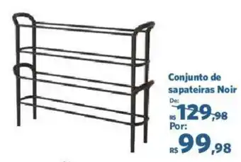 Sam's Club Conjunto de sapateiras Noir oferta